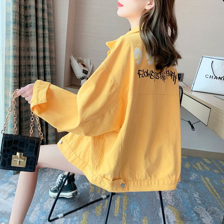 Purple/Yellow/Pink%20Candy%20Colors%20Denim%20Jacket%20Women%20Spring%20Autumn%20Short%20Daisy%20Embroidered%20Student%20Tops%20Jeans%20Jacket%20Coat%20Womens%20-%20Image%204