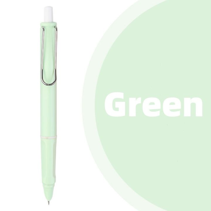 Fashionable%205%20Candy%20Colors%20Retractable%20Press%20Ink%20Pen%20Durable%20Reusable%20Automatic%20Fountain%20Pen%20Student%20Stationery%20School%20Office%20Supplies%20-%20Image%202
