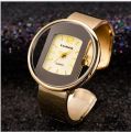Fashion Bracelet Watch for Women Gold Designed Ladies Wristwatches Steel Female Quartz Clock.