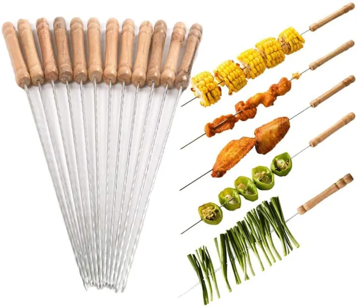 Grill%20Stick%20Barbecue%20Skewer%20BBQ%20Stick%20Needles%2012%20pcs%20-%20Image%203