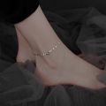 New Lucky Ball Pendant Anklet for Women Boho Wave Chain Bracelet Leg Foot Jewelry Summer Beach Shiny Anklet Mother's Day Gift.
