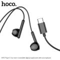 Hoco M93 Type C Headphone Joy Wire-controlled Digital Earphones with Microphone. 