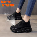 PLOVER Summer Mesh Breathable Clunky Sneakers Women 2024 New Casual Sports All-Match Platform Light Work Shoes.