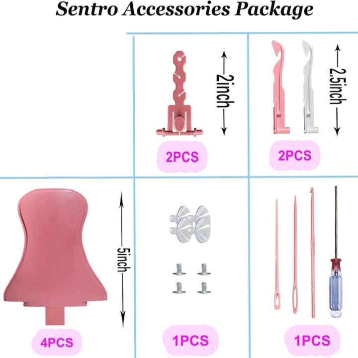 1%20Set%20DIY%20Knitting%20Machine%20Parts%20,%20Rotating%20Knit%20Loom%20Wire%20Rack%20Replacement%20with%20Tensioner,%20Knit%20Hook%20Kit%20-%20Image%203