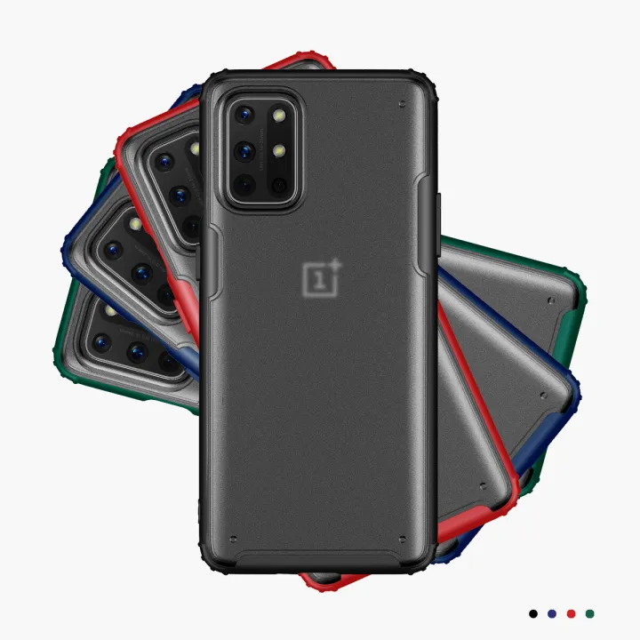 For%20OnePlus%208T%20Soft%20TPU%20+%20Sturdy%20PC%20Translucent%20Matte%20Drop-proof%20Case%20-%20Image%204