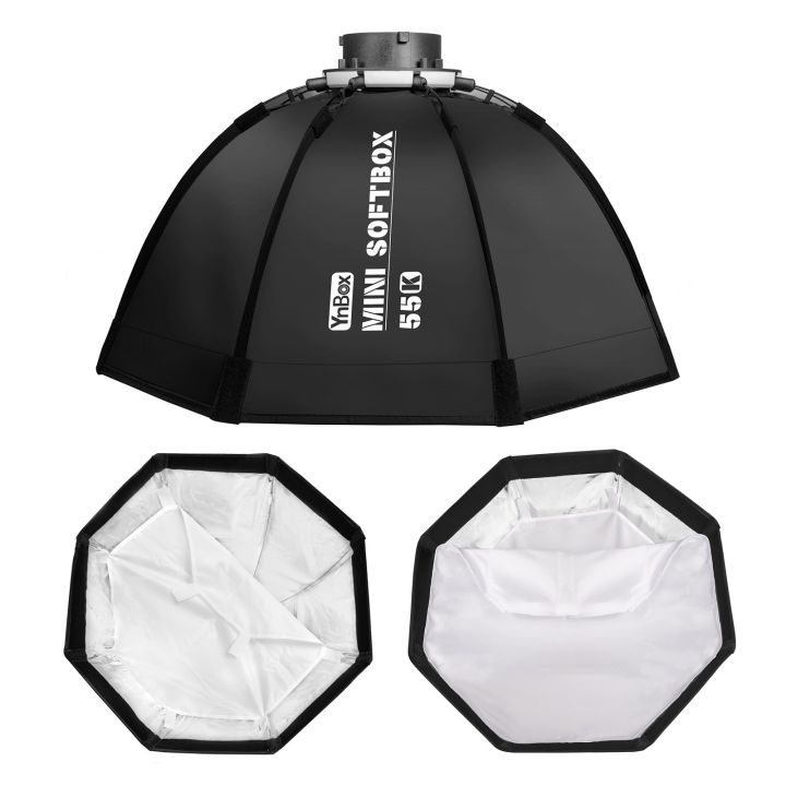 YnBox%2055K%2055cm/22in%20Octagon%20Photography%20Softbox%20with%20Bowens%20Mount%20Removeable%20Diffuser%20Carrying%20Bag%20-%20Image%204