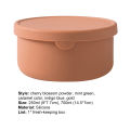 Lunch Container Leak-proof Heat Resistant Silicone Safe Food Storage Containers for Home. 