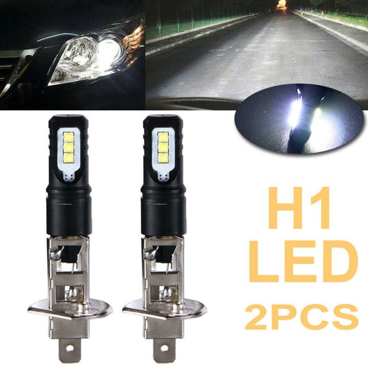 4X%20H1%206000K%20Super%20Bright%20White%206000LM%20DRL%20LED%20Headlight%20Bulb%20Kit%20High-Beam%20-%20Image%202