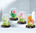 Diy Micro Flower Building Blocks Mini Bricks Particles Eternal Life Flowers Home Decoration Assembling Puzzle Toy Children Gift KankongAgu.