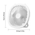 Rechargeable Fan With LED Light. 