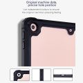 Transparent PC Hybrid TPU Tablet Case with Holder For iPad 10.2 2021 / 2020.