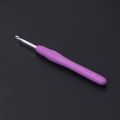 OOTDTY Ergonomic Multi Color Crochet Hooks Yarn Knitting Needles with Case Tool 2 2.5 3 3.5 4 4.5 5 5.5 6 7 8mm.