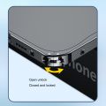 For iPhone 14 Pro Max Metal Frame Frosted PC Shockproof Phone Case. 