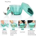1pcs / 350ml / Manual Fruit Vegetable Chopper Hand Pull Food Cutter Garlic Nuts Grinder Mincer Shredder Food Processor Kitchen Accessories. 