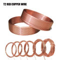 10-1M Pure Copper Wire T2 Copper Coil Conductive Copper Wire, Superfine Copper Wire, Line Bare 0.5 0.8 1.0 1.5 2.0 2.5 3.0mm. 