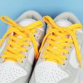 1 pair x 110 cm Flat Shoelace Double Layer Athletic Sports Shoe Laces for Sneakers.