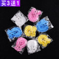 XS4Y thickened 100pcs disposable shower cap portable hotel bath waterproof baking oil dye hair dustproof fume. 
