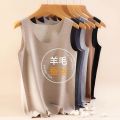 In winter, men's wool silk thermal underwear, seamless vests, cold-proof bottoms, velvet and thickening, suitable for exchange stalls.
