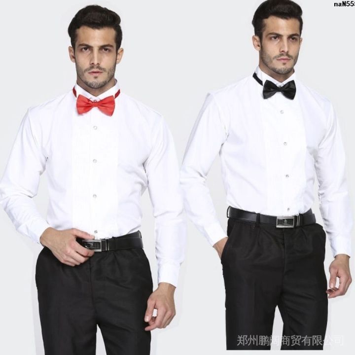 Dress%20Men's%20Long%20Men's%20Shirt%20Men's%20Bow%20Tie%20Wedding%20Shirt%20Dance%20Chorus%20Shirt%20Best%20Man%20White%20Performance%20Sleeve%20Table%20-%EF%B8%B0%20-%20Image%206