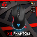 FANTECH X15 Phantom 4800DPI Wired Gaming Mouse Gamer Ergonomic Mouse USB With RGB Backlit 7 Buttons For Windows Computer Mice. 