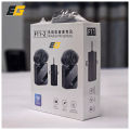 F11-2 Wireless Collar Microphone for iPhone/Android/Type C with 99% Noise Cancellation.