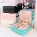 Fashion Portable Travel Accessories Antioxidant Compact Ring Earrings Jewelry Box Jewelry Organizer. 