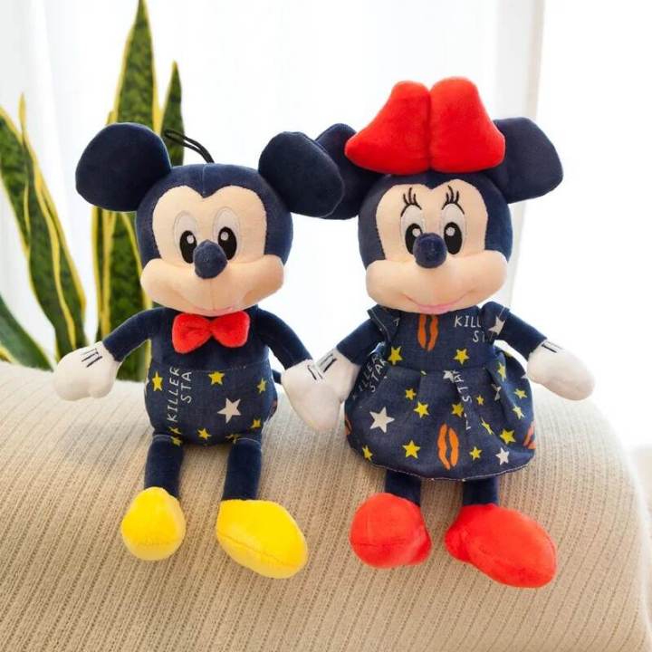 Mickey Minnie Mouse Plush Toys Cute Animals Stuffed Dolls