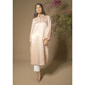 Retail Remedy Peach Bishop Sleeve Long Kurti. 