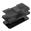 For Samsung Galaxy S23+ 5G Tire Texture TPU + PC Phone Case with Holder.