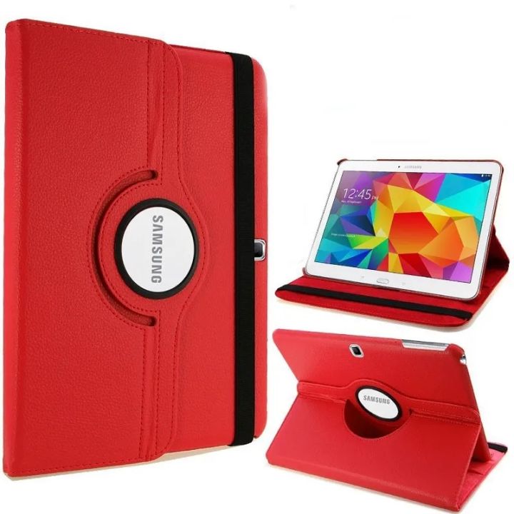 Case for Samsung Galaxy Tab 4 10.1 T530 T531 T535 SM-T530 T533 SM-T531 SM-T535 Cover Folio Pu Leather Stand Smart Capa + Pen