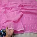 Elegance Redefined-Trendy Collection Tangail Tant Half Silk One Color Chumki Saree -Suitable for Every Season.