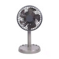 Joy Super JY-2218 Professional Rechargeable Portable Mini Table Fan Strong Wind Left to Right Oscillating Angle 45 Degrees - AC/DC.