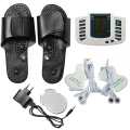 Multifunction Electrical Full Body Relax Muscle Massager Pulse Tens Acupuncture Therapy With Slipper Message And 4 Electrode Pads - Massage Machine. 