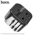 Hoco AC5 2USB+1Socket Universal Conversion Wall Charger. 