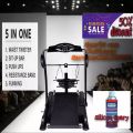 5 Way Manual Treadmill - Black.