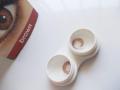 Freshlook Brown contact lens.