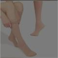 1 Pair Skin Colour Long Leg Socks For Women.