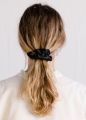 Silk Scrunchie Hair Band for girls -Black.