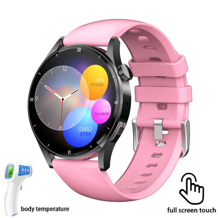 Bluetooth%20Call%20Smart%20Watch%20Mens%20Physical%20Health%20Watches%20Women%20Body%20Temperature%20Infrared%20Blood%20Oxygen%20Monitor%20Smartwatch%20AMOLED%20H%20-%20Image%207