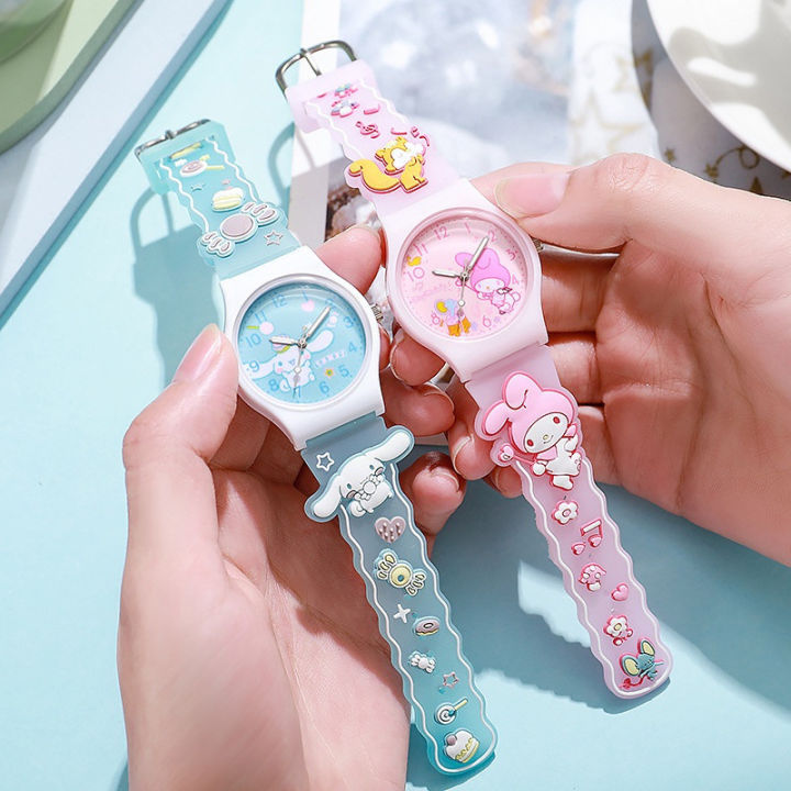 Sanrio%20Watch%20Cute%203D%20Waterproof%20Quartz%20Silicone%20Strap%20Cartoon%20Children's%20Kuromi%20Melody%20Cinnamoroll%20Watches%20Student%20Gift%20-%20Image%205