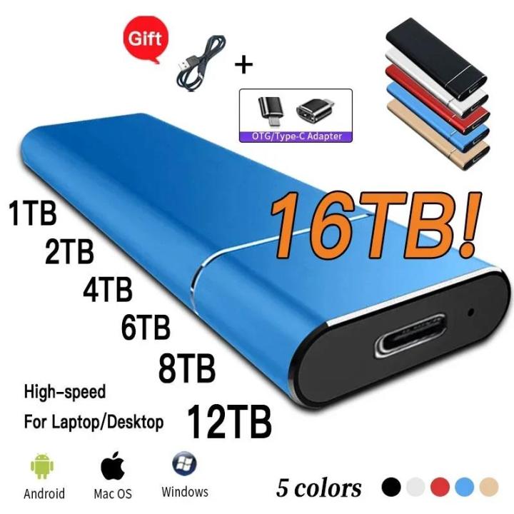 Portable SSD External Hard Drive 4TB High-Speed Drive