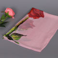 Oimg women fashion long soft wrap shawl rose flower printed sheer chiffon scarf. 
