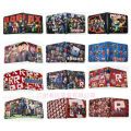 Virtual World ROBLOX Short Wallet Anime Game Derivative Student Children PU Printed Coin Purse Wallet.