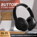 Wireless Music Headphone BT5.3 Over Ear Bluetooth With Microphone Foldable Headphones With HiFi Audio for Home Travel Office. 