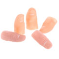 5pcs Thumb Tip Finger Fake Magic Trick Close Up Vanish Appearing Finger Toys.