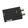 75ohm BNC To 12ohm RJ45 Ethernet Adapter, 2.048Mbps Metal Housing BNC To RJ45 Converter G.703 Balanced To Unbalanced for Road Traffic Monitoring System.