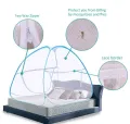 Self standing Double/Single bed mosquito net smart double gate folding mosquito tent net moshari pop up Mosquito net. 