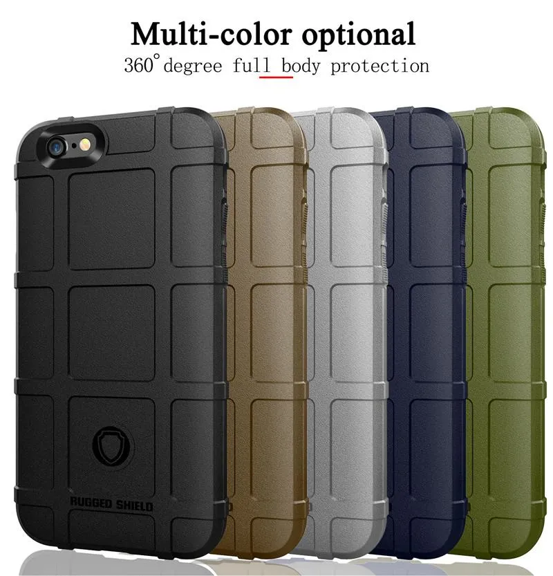 Rugged Shield Silicone Case For Apple iphone XR Cases Military