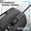 Logitech G502 X Wired Gaming Mouse - LIGHTFORCE Hybrid Optical-Mechanical Primary switches, Hero 25K Gaming Sensor, Compatible with PC/macOS/Windows.