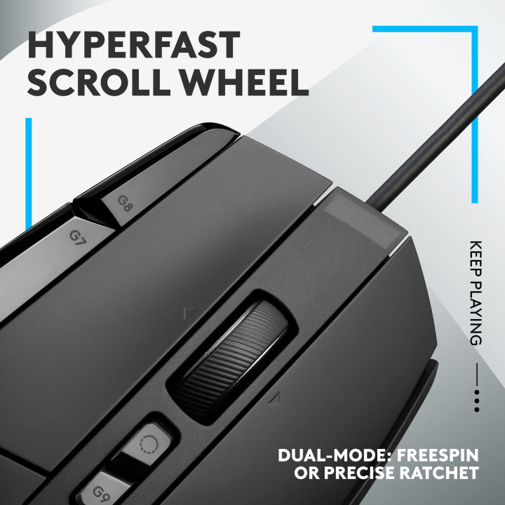 Logitech%20G502%20X%20Wired%20Gaming%20Mouse%20-%20LIGHTFORCE%20Hybrid%20Optical-Mechanical%20Primary%20switches,%20Hero%2025K%20Gaming%20Sensor,%20Compatible%20with%20PC/macOS/Windows%20-%20Image%203